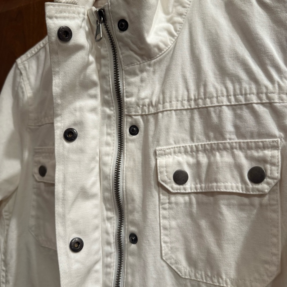 KUT from the Kloth White‎ Jean Utility Jacket Size M - Picture 6 of 15